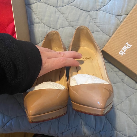 Christian Louboutin Pigalle Plato 120 patent nude - Picture 10 of 12